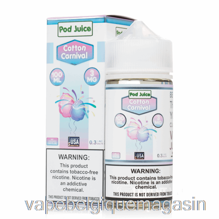 Vape Jetable Cotton Carnaval - Pod Juice - 100ml 6mg